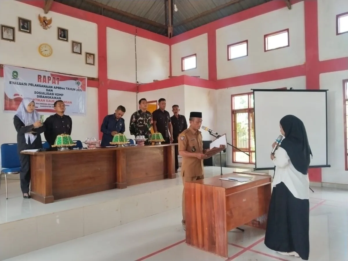 Pelantikan Kaur Keuangan